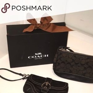 Coach Wristlet Black